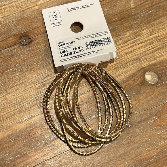 Gap Set of sparkly bangles. New with tags - Picture 5 of 11